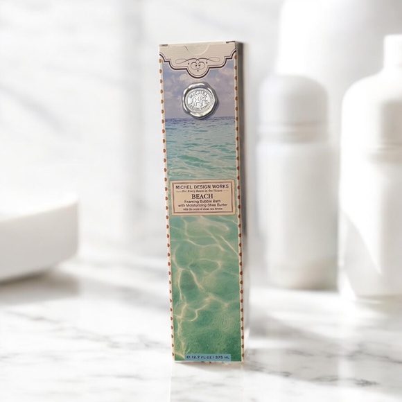 Michel Design Works Beach Foaming Bubble Bath 12.7 oz • Shea Butter • New in Box - Picture 1 of 2
